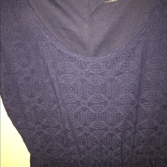 Navy lace dress - Picture 2 of 3